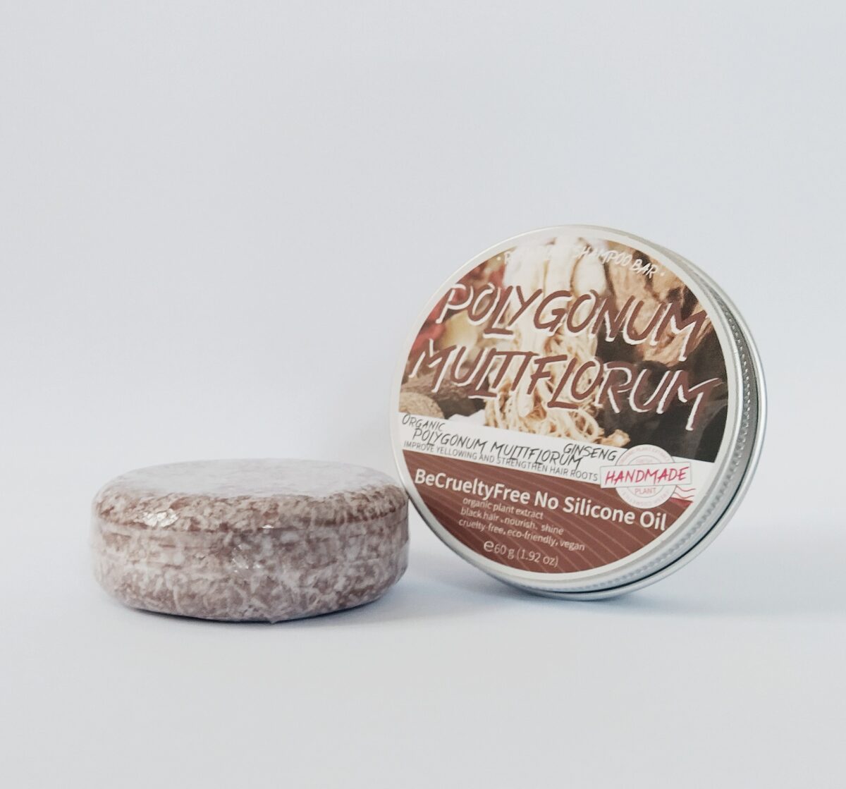 Foreign Trade Silicone Oil Free English Version Polygonum Ginseng Soap Nourishing Soap Shampoo Soap Essential Oil Soap Shampoo Soap - Image 3