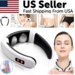 Electric Cervical Pulse Neck Massager Muscle Relax Massage Magnetic Therapy US